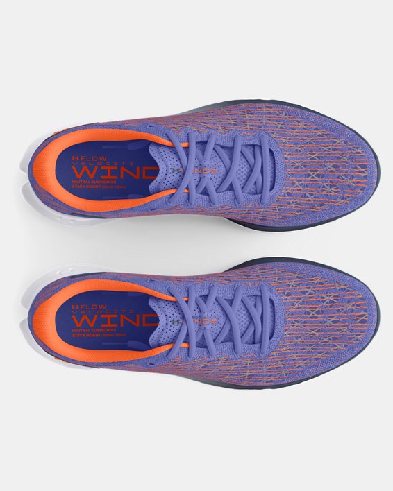 Women's UA Flow Velociti Wind 2 CN Running Shoes in Blue image number 2